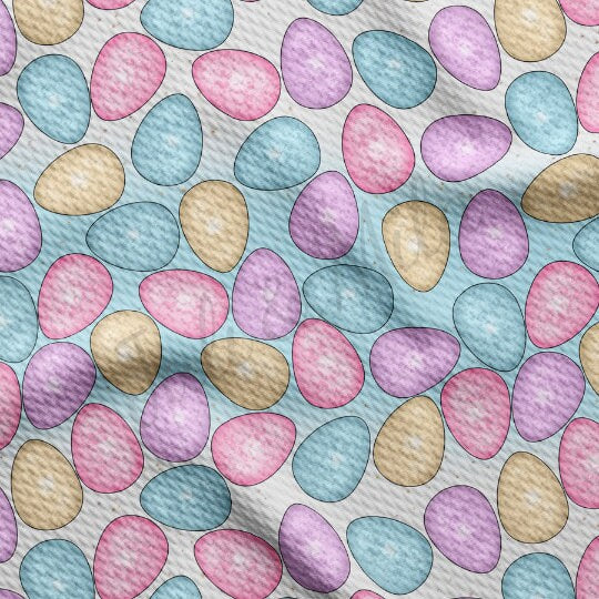Easter Liverpool Bullet Textured Fabric by the yard 4Way Stretch Solid Strip Thick Knit Jersey Liverpool Fabric14