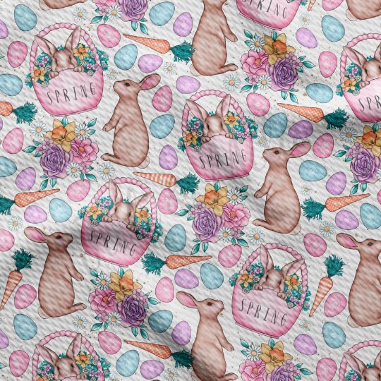Easter Liverpool Bullet Textured Fabric by the yard 4Way Stretch Solid Strip Thick Knit Jersey Liverpool Fabric14