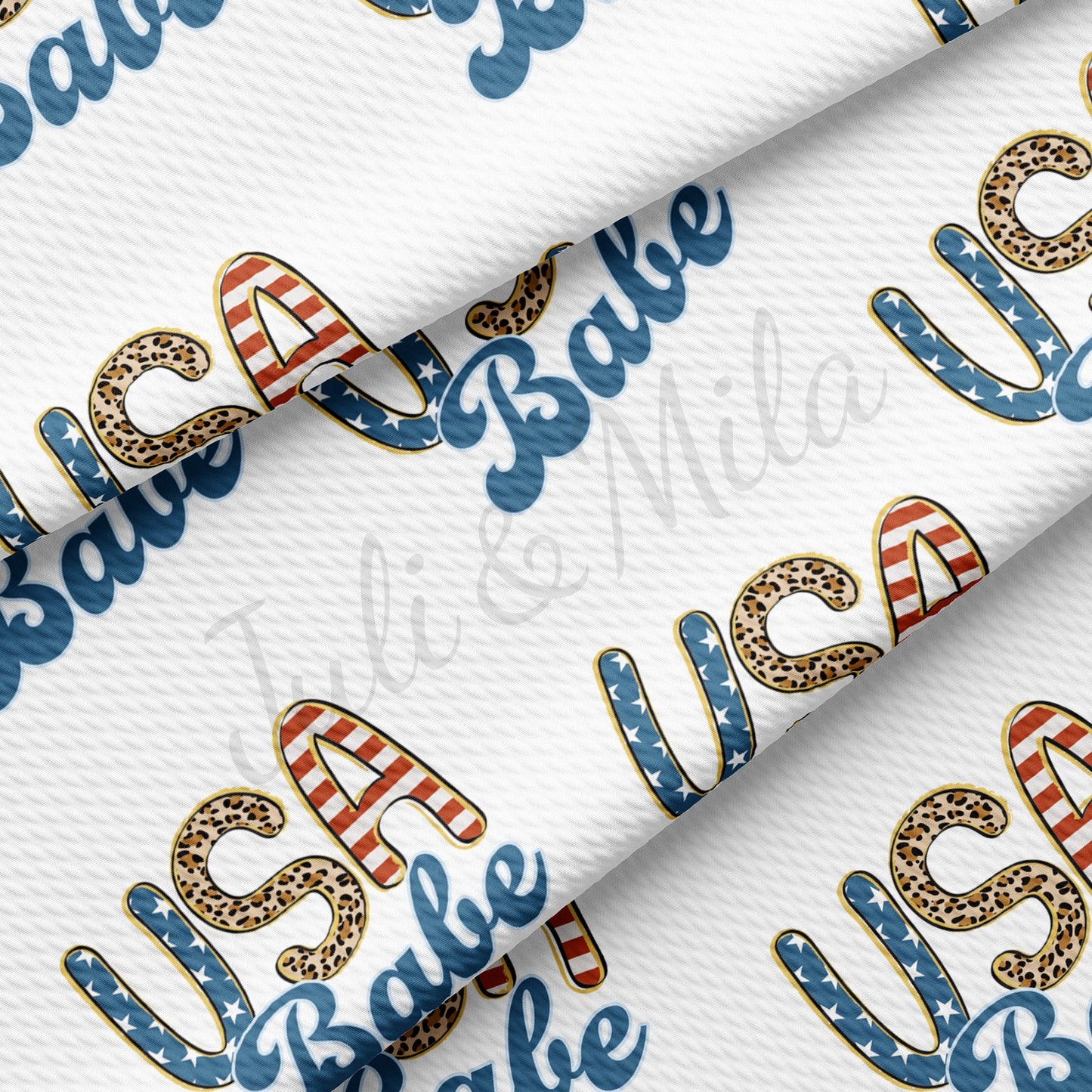 American Patriotic 4th of July Bullet Textured Fabric AA1409