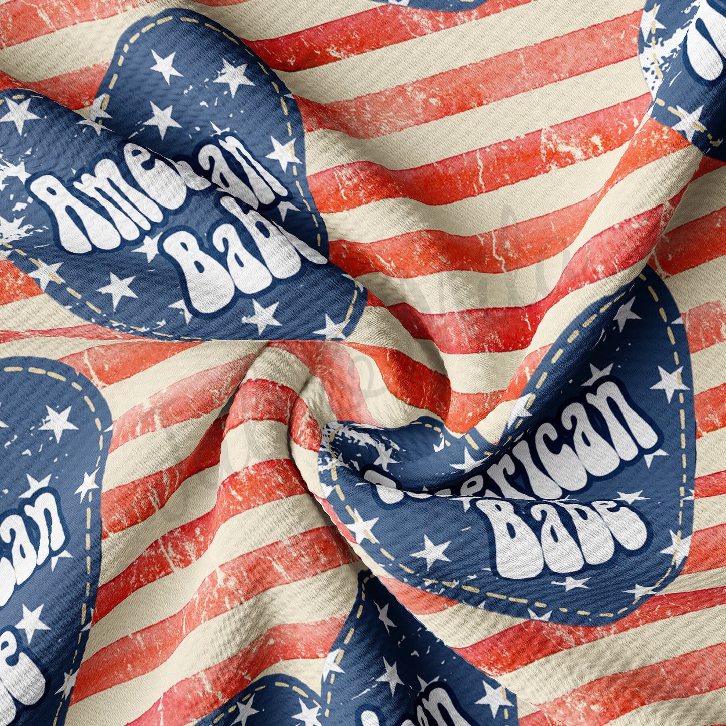 American Patriotic 4th of July Bullet Textured Fabric AA1410