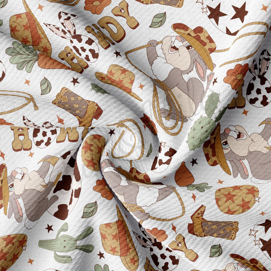 Easter Howdy Bullet Textured Fabric AA1424