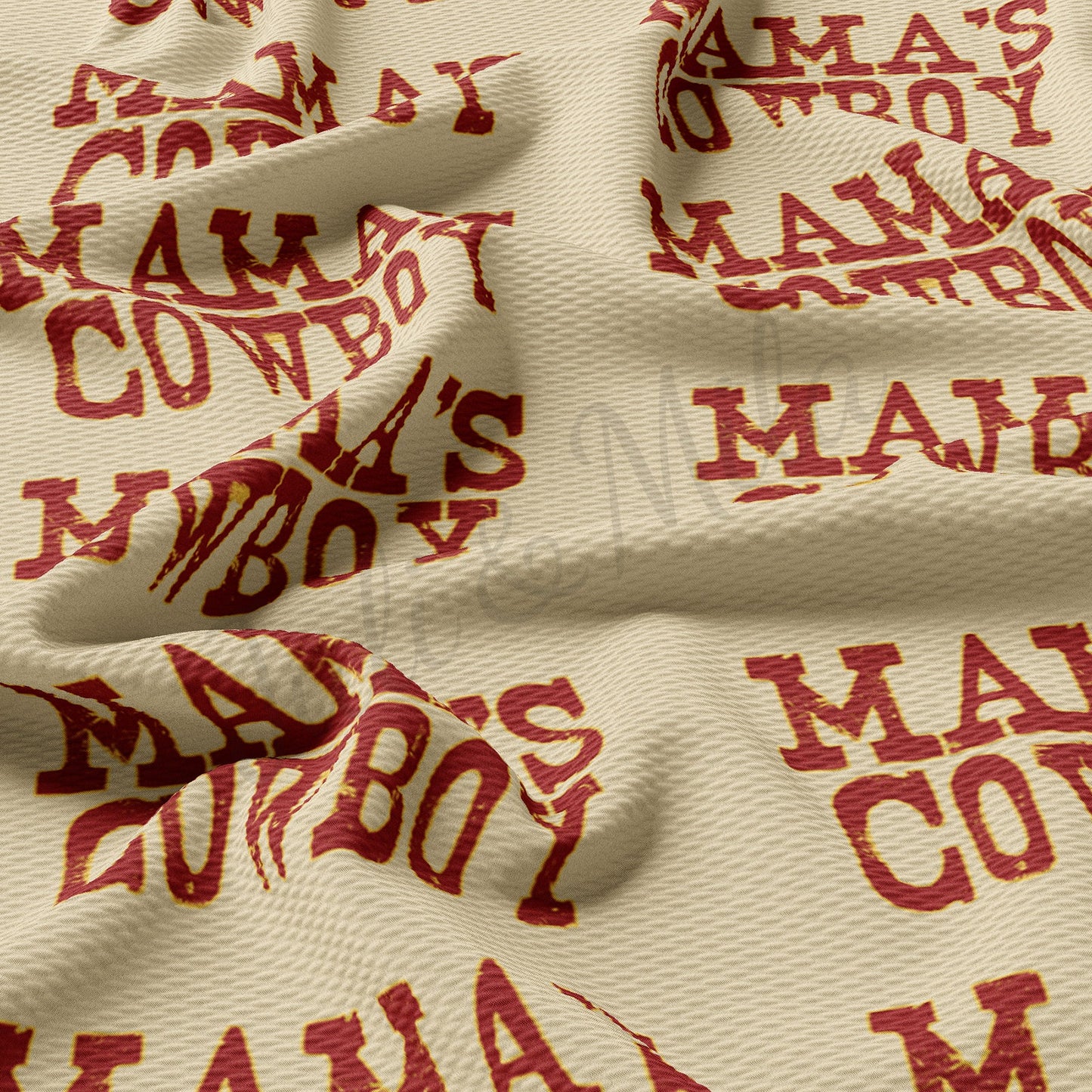 Mamas Cowboy Bullet Textured Fabric AA1444
