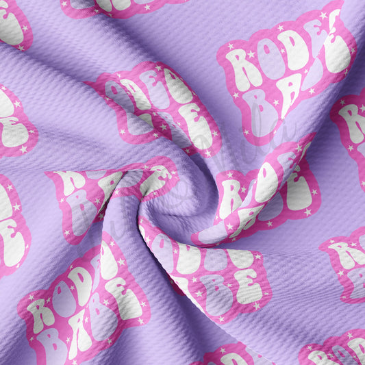 Rodeo Babe Printed Bullet Textured Fabric AA1463