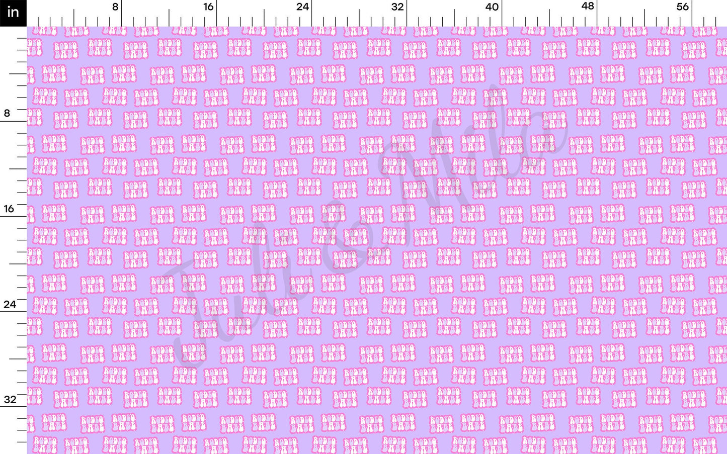 Rodeo Babe Printed Bullet Textured Fabric AA1463