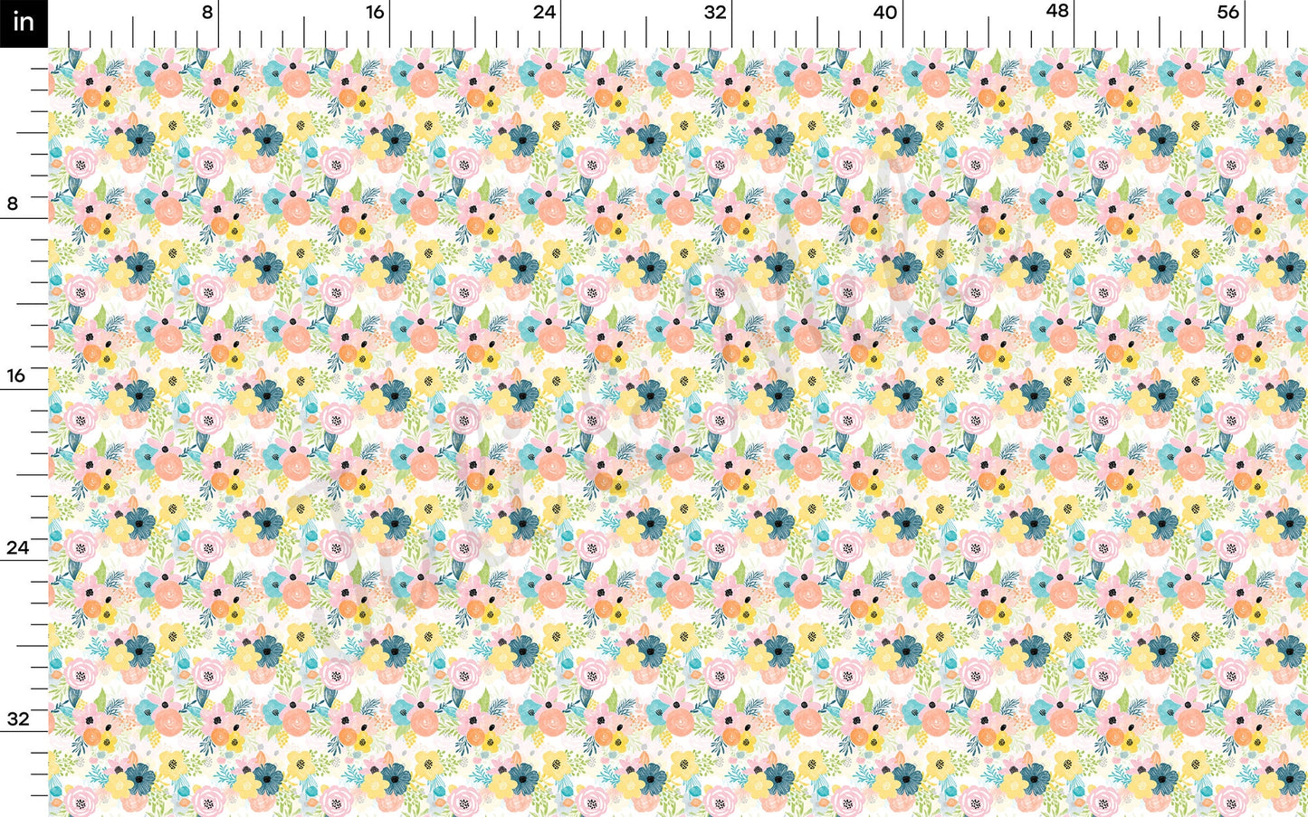 Floral Bullet Textured Fabric by the yard 4Way AA1471