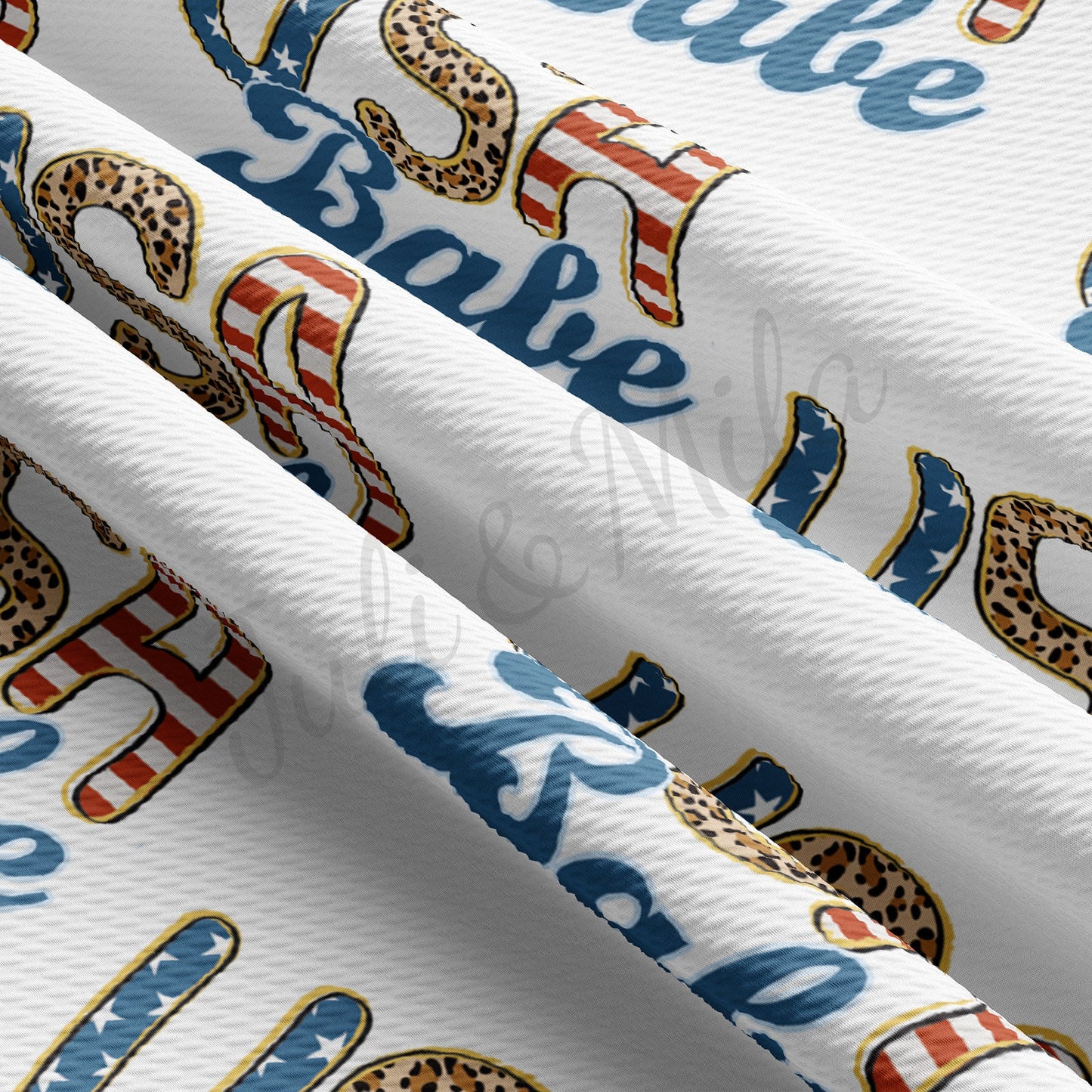 American Patriotic 4th of July Bullet Textured Fabric AA1409