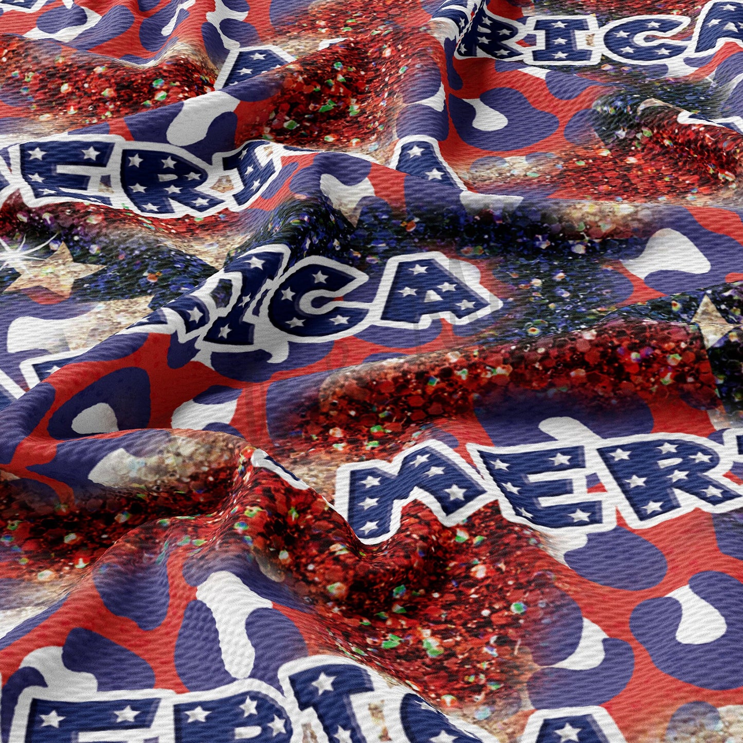 Patriotic 4th of July Fabric AA1412