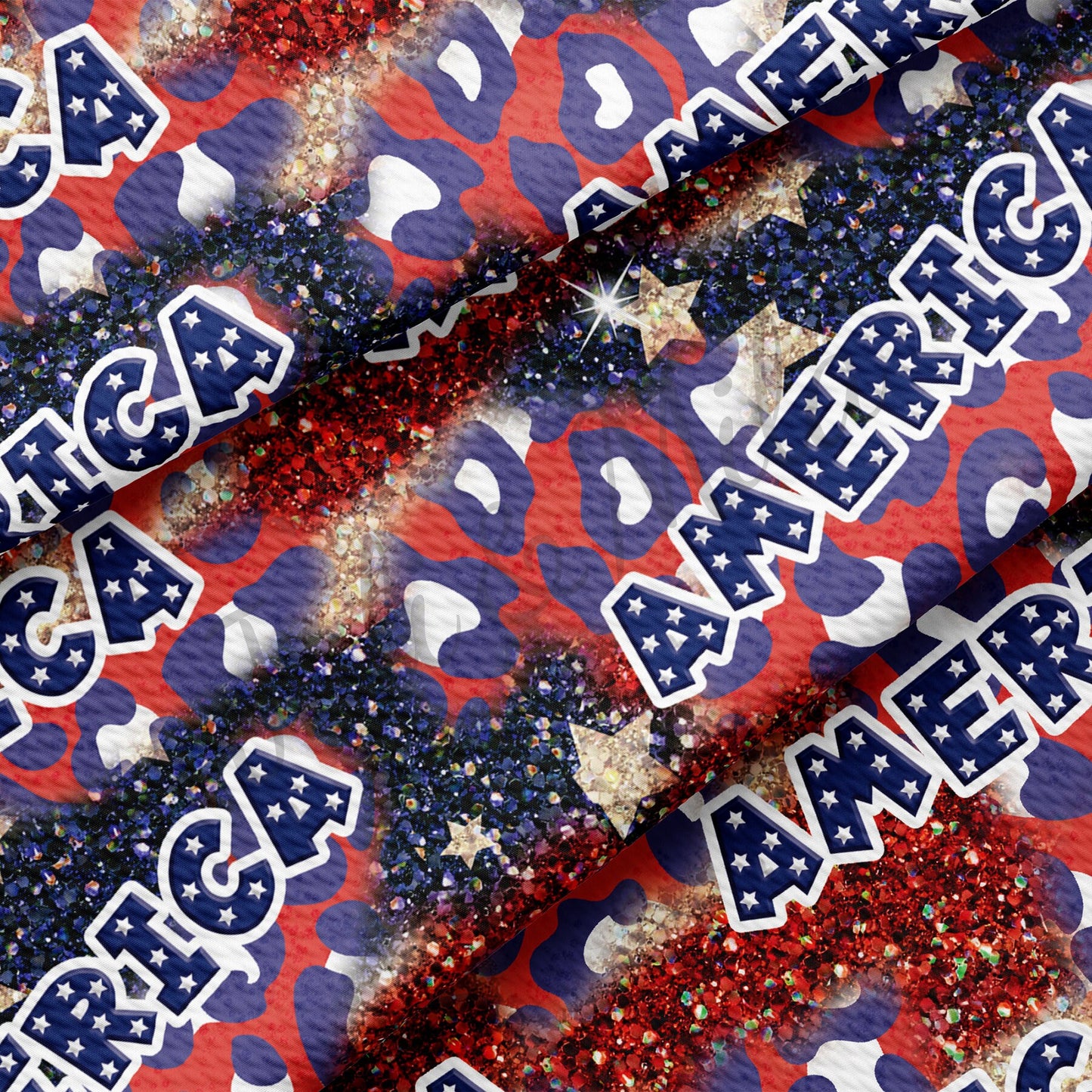 Patriotic 4th of July Fabric AA1412