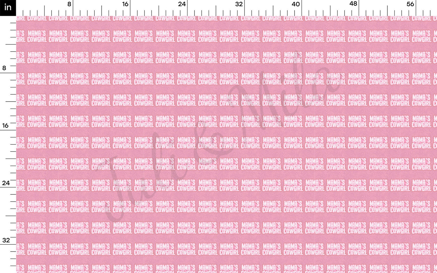 Mothers Cowgirl Bullet Textured Fabric AA1445