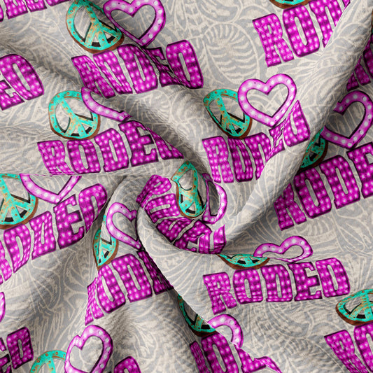 Rodeo Printed Bullet Textured Fabric AA1461