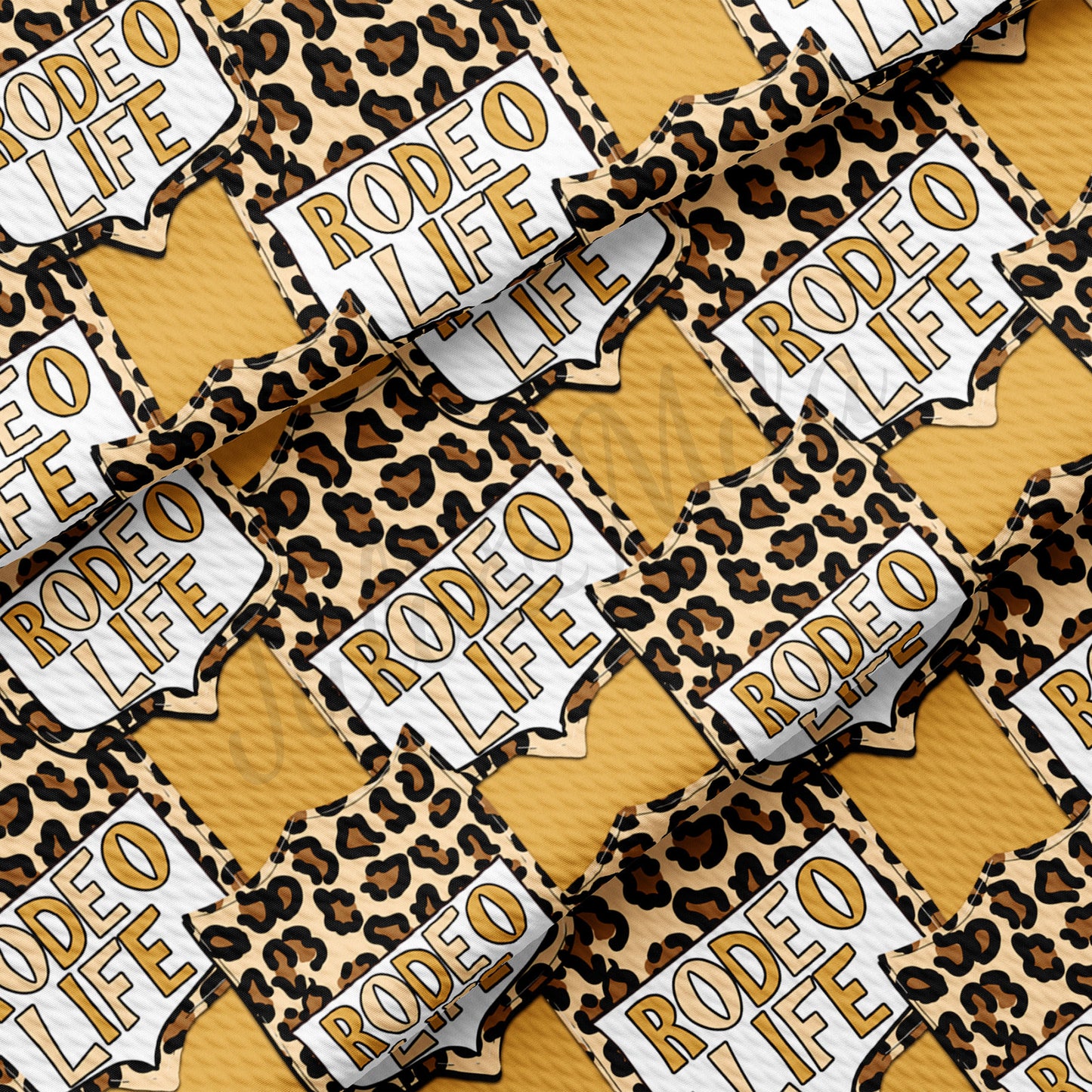 Rodeo Life Printed Bullet Textured Fabric AA1464