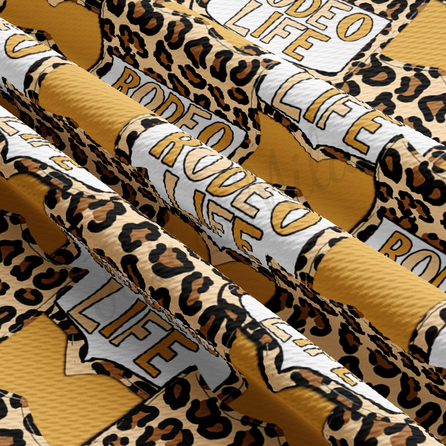 Rodeo Life Printed Bullet Textured Fabric AA1464