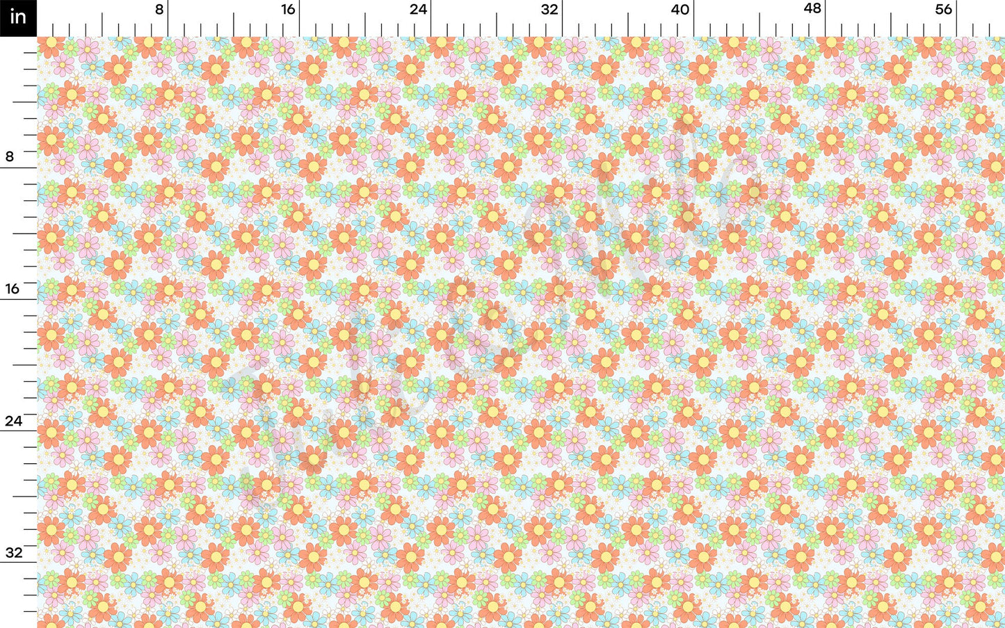Floral Bullet Textured Fabric AA1490