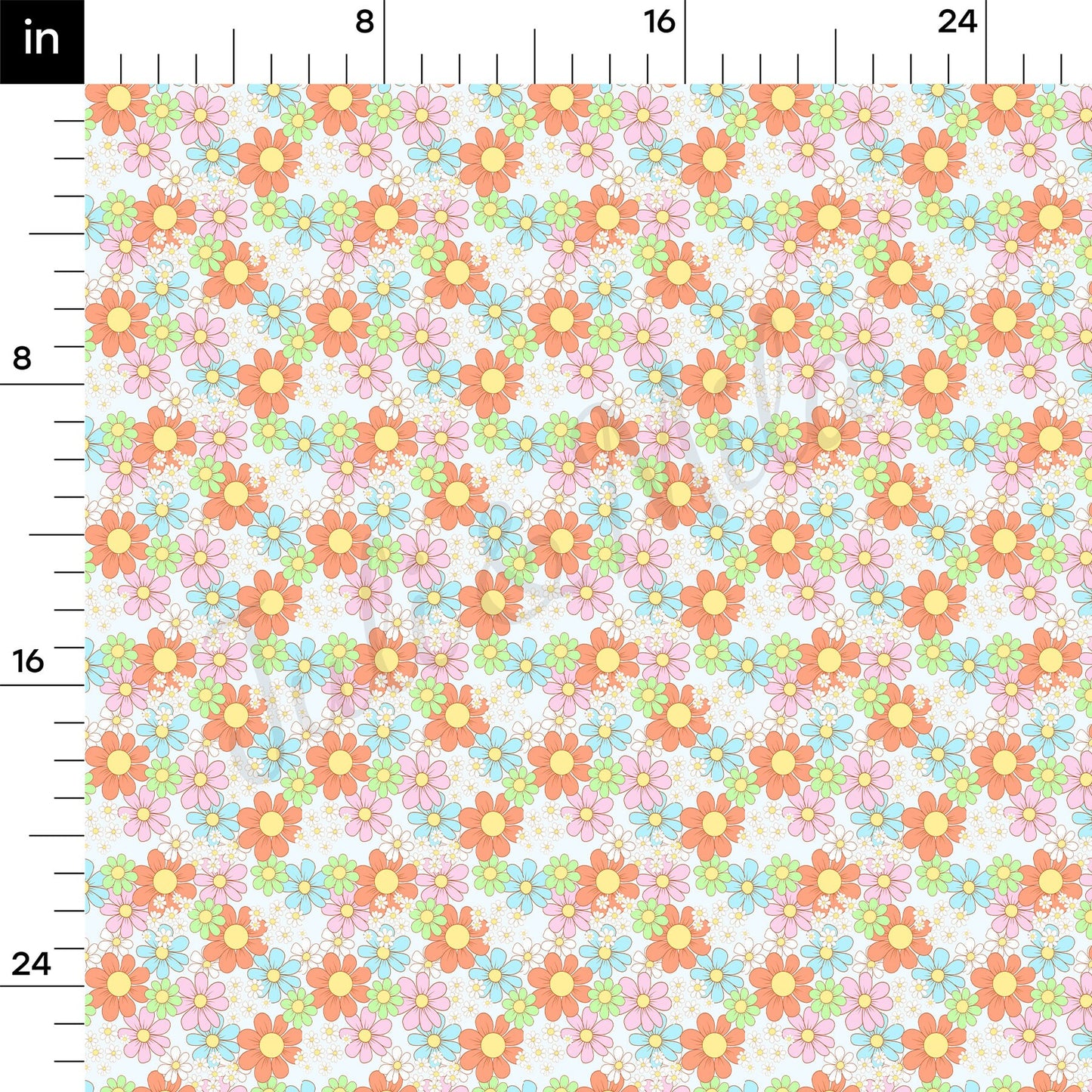Floral Bullet Textured Fabric AA1490