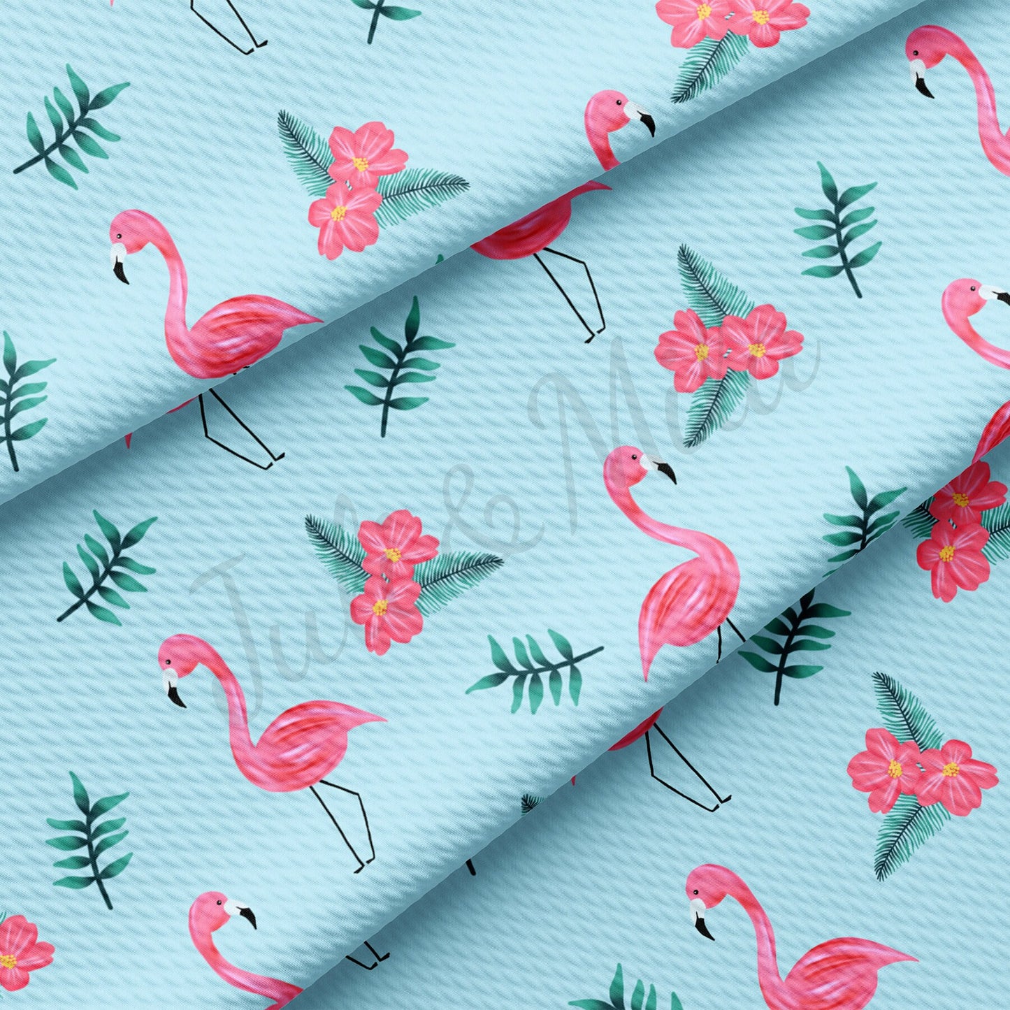 Flamingo Summer Bullet Textured Fabric AA1495