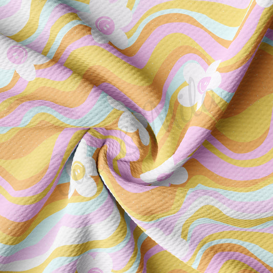 Floral Bullet Textured Fabric AA1498