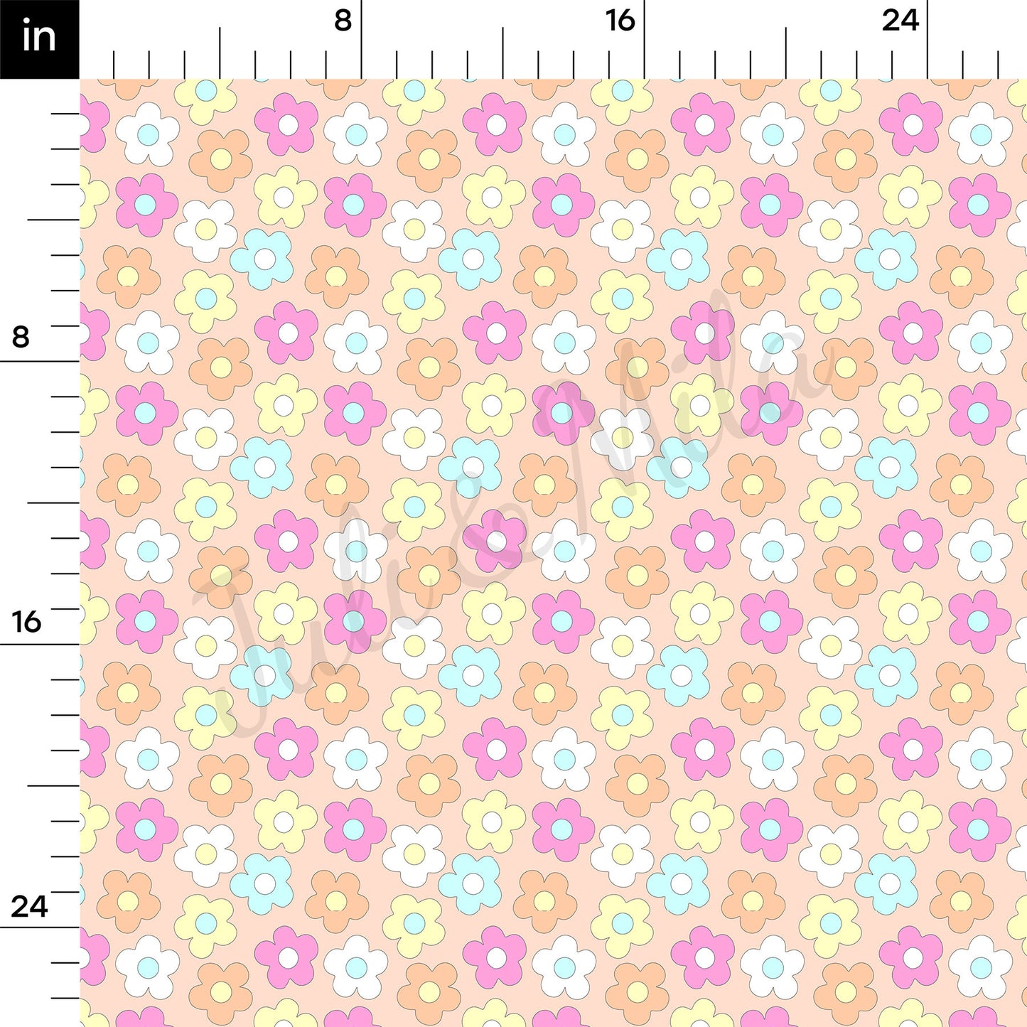 Floral Bullet Textured Fabric AA1500