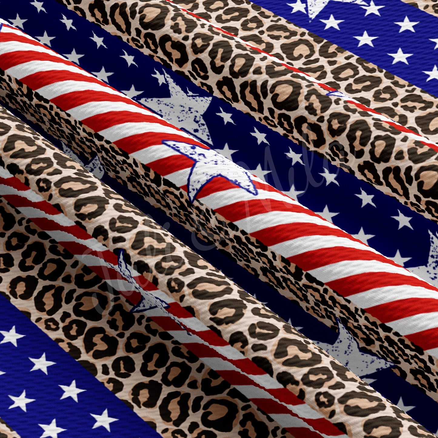 4th of July Printed Bullet Textured Fabric by the yard Patriotic AA1505