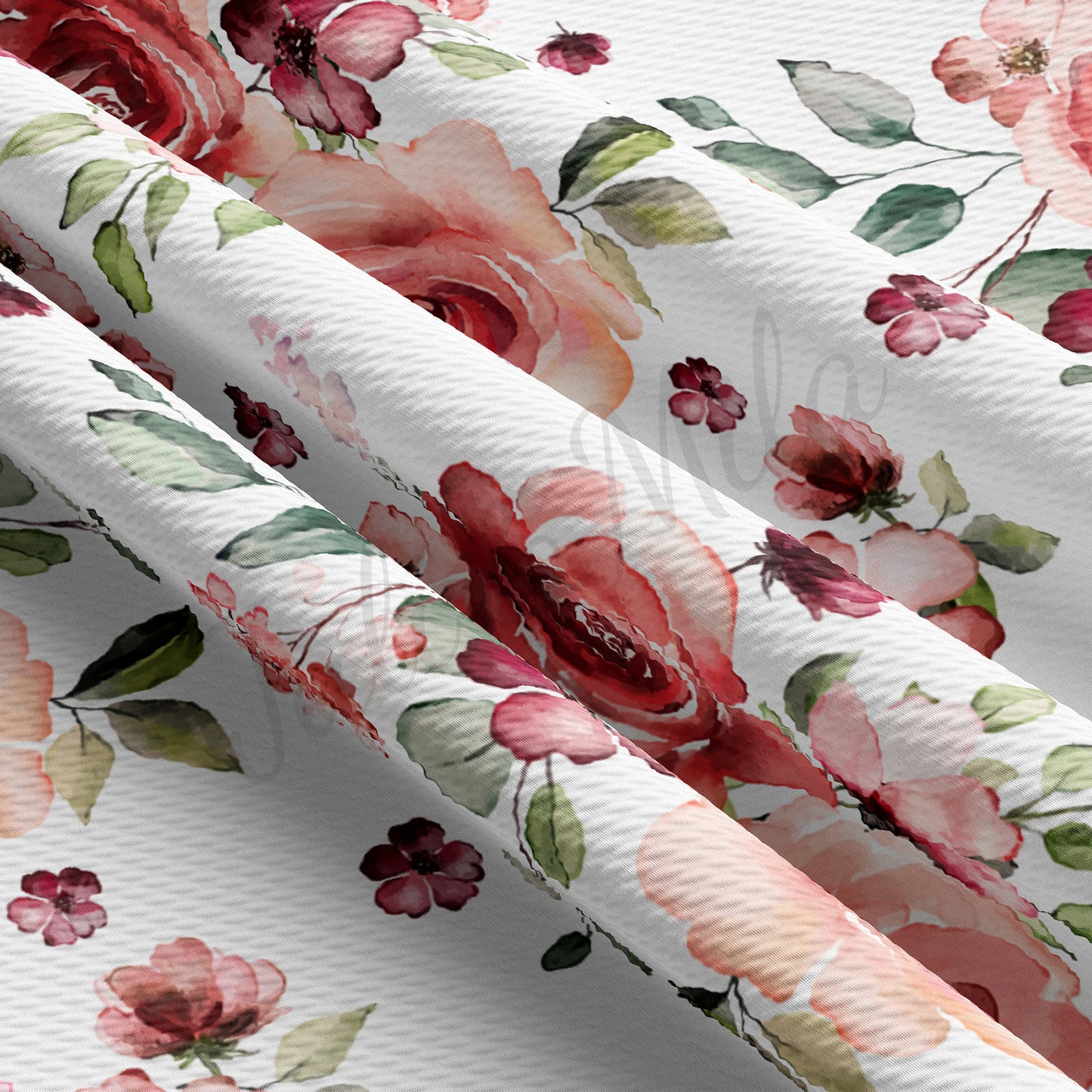 Floral Bullet Textured Fabric AA1529
