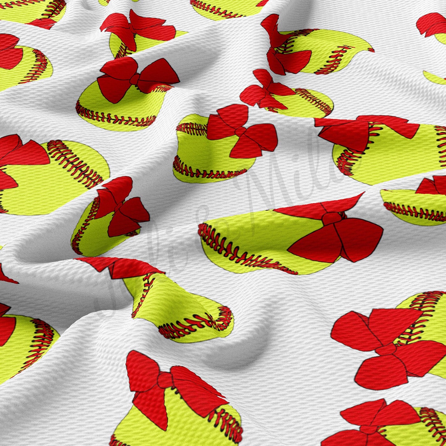 Softball Bullet Textured Fabric AA1531