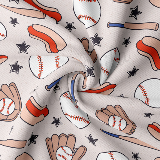 Baseball Rib Knit Fabric RBK1484