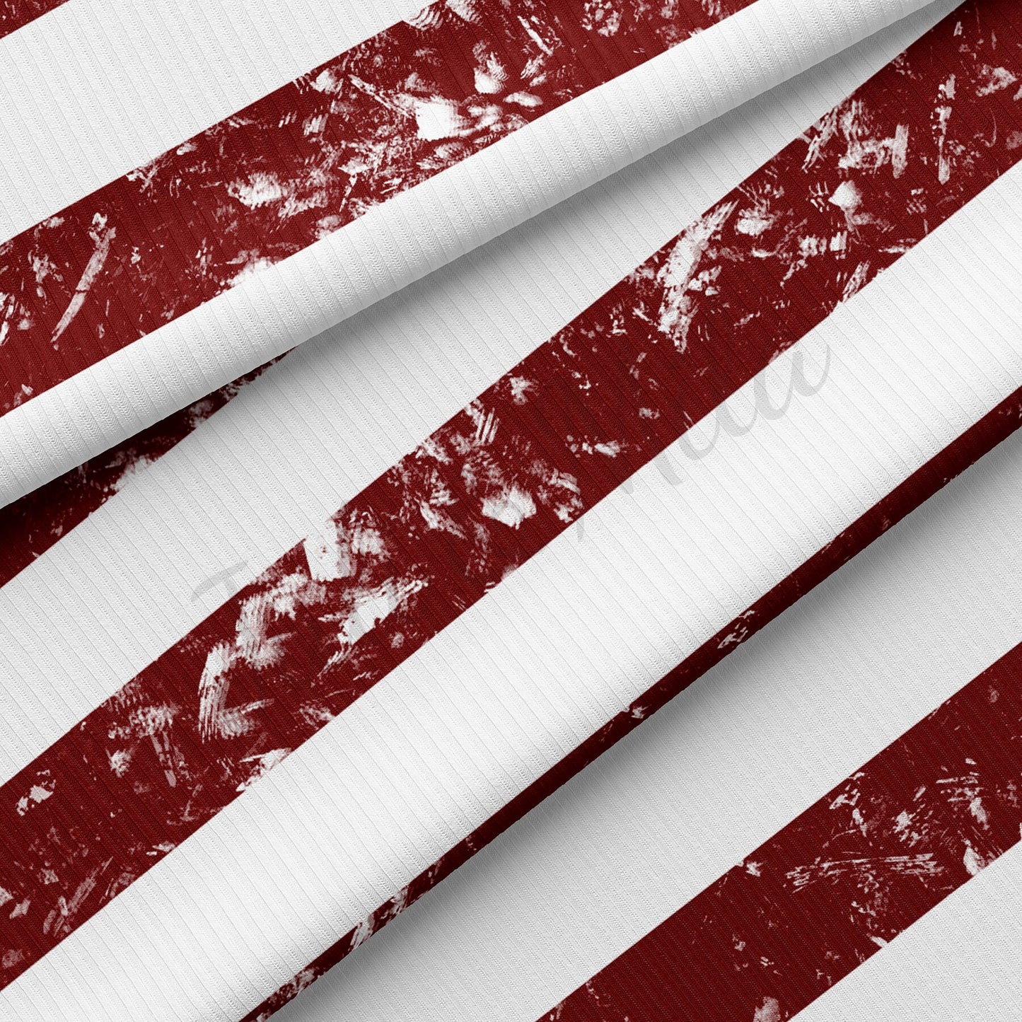 Rib Knit Fabric RBK1535 4th of July Patriotic
