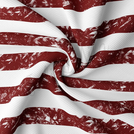 Rib Knit Fabric RBK1535 4th of July Patriotic