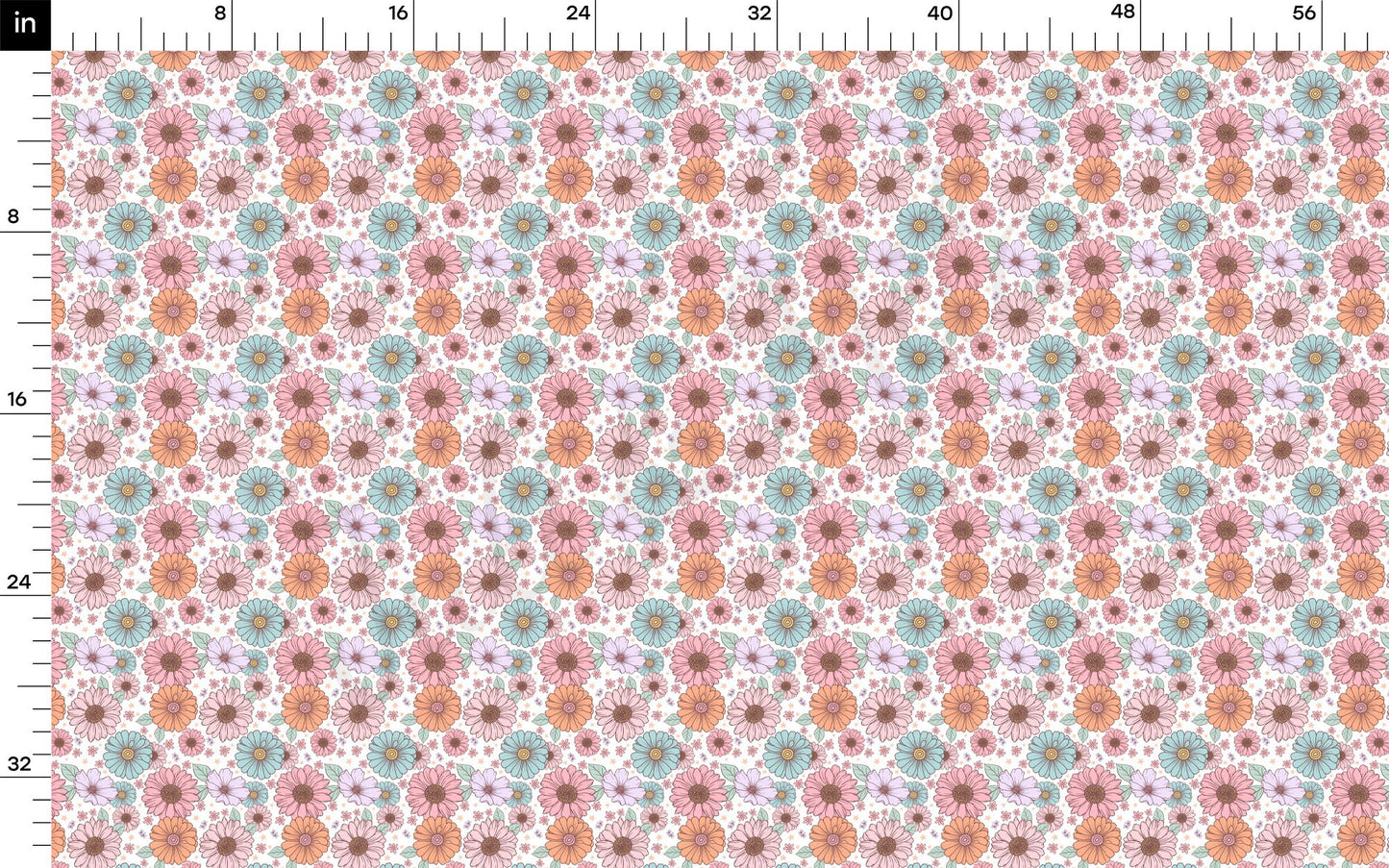 Floral Bullet Textured Fabric by the yard AA1581