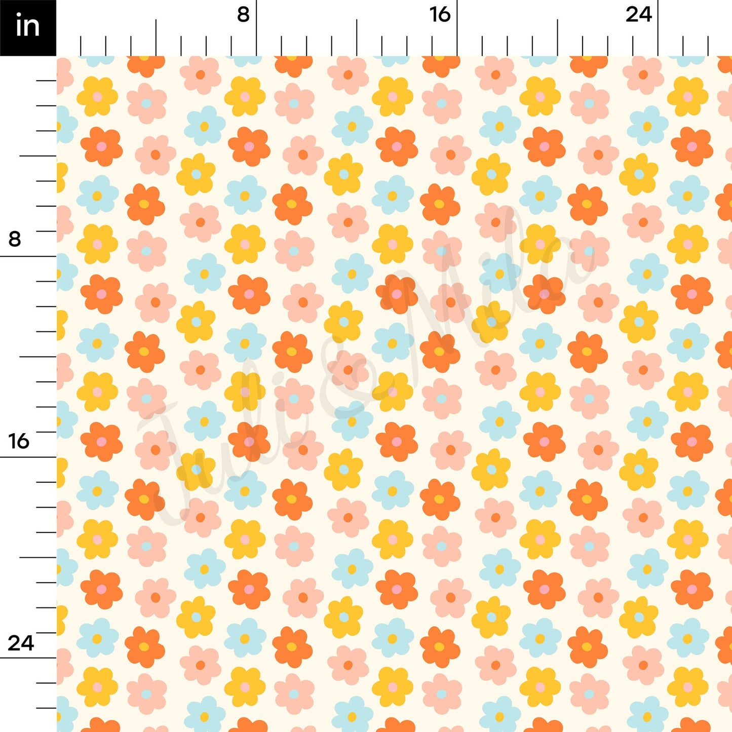 Floral Bullet Textured Fabric by the yard AA1585