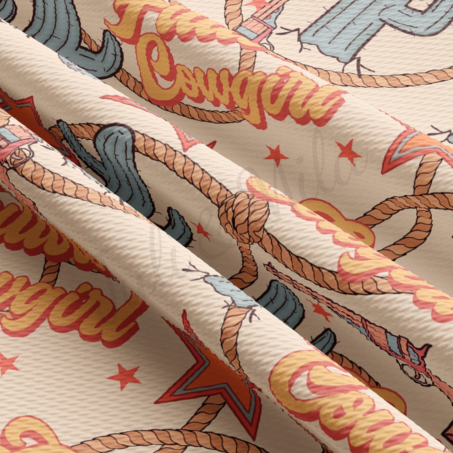 Future Cowgirl Boho Bullet Textured Fabric by the yard AA1587
