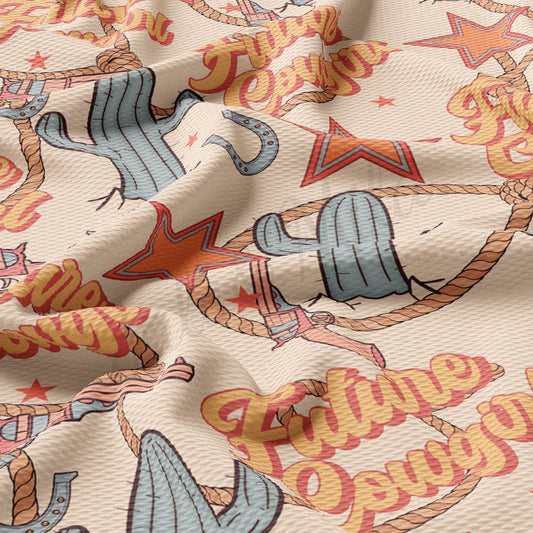 Future Cowgirl Boho Bullet Textured Fabric by the yard AA1587