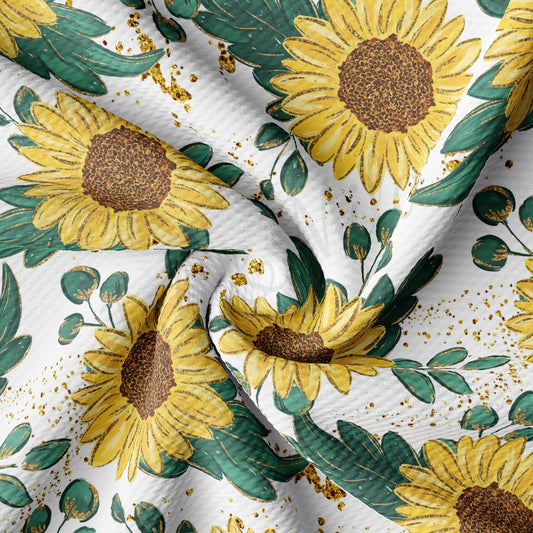Floral Bullet Textured Fabric by the yard AA1588