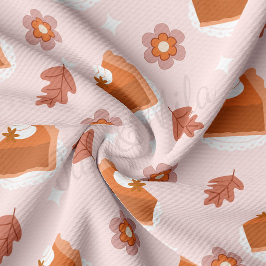 Fall Thanksgiving Pumpkin Bullet Textured Fabric by the yard AA1619