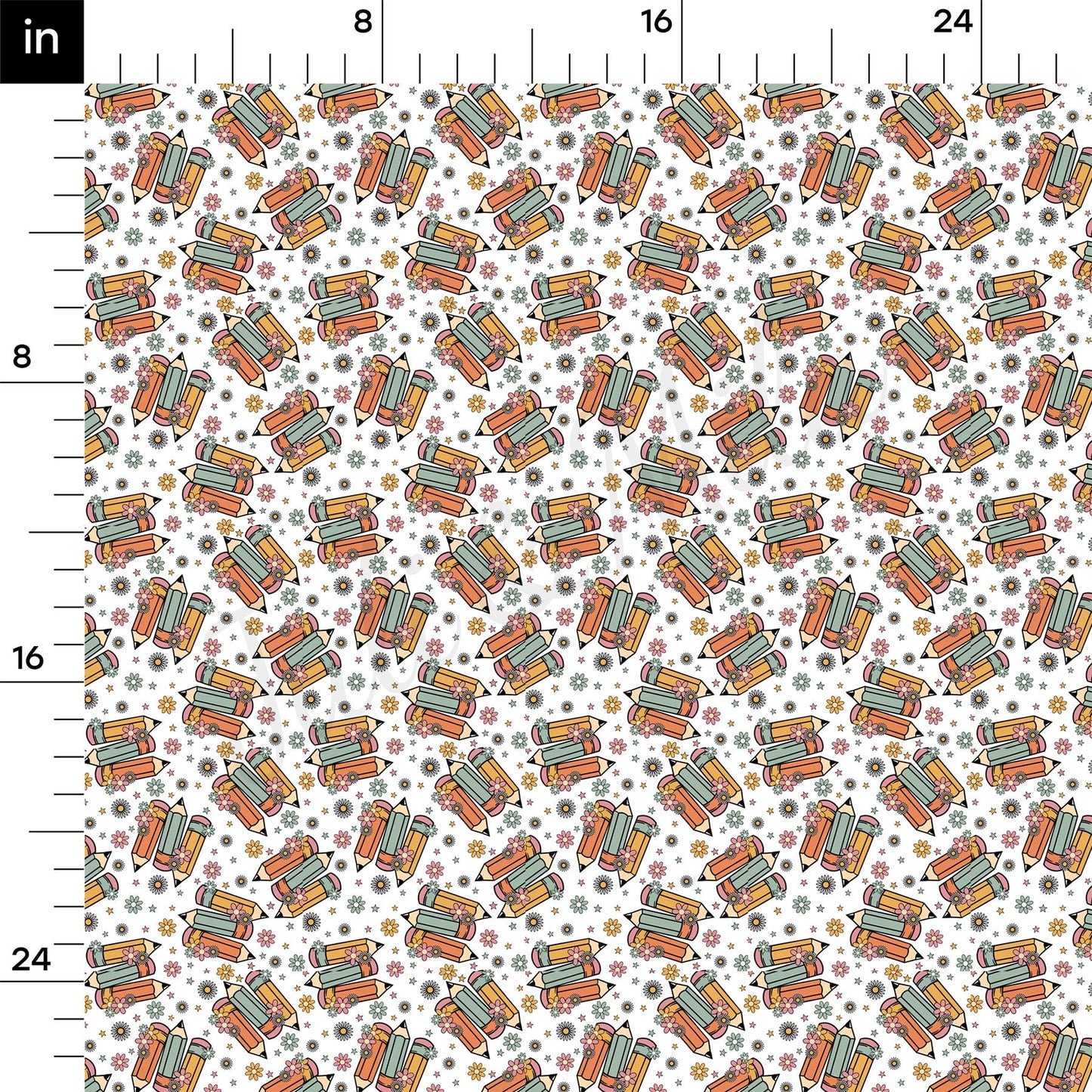 Back to School Bullet Textured Fabric by the yard AA1620