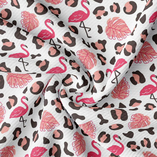 Flamingo Cheetah Bullet Textured Fabric by the yard AA1632