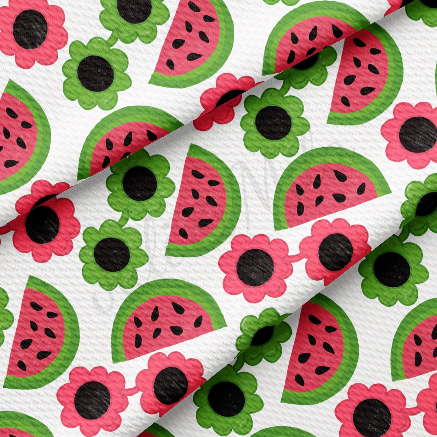 Summer Watermelon Bullet Textured Fabric AA1641