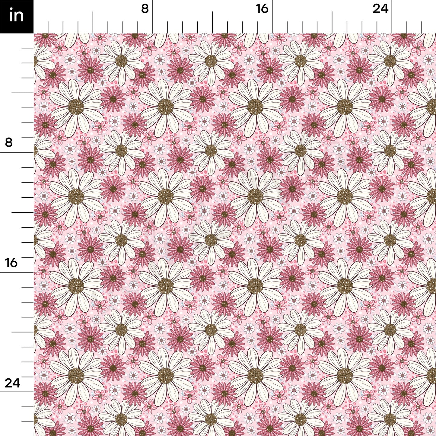 Floral Double Brushed Polyester Fabric DBP1616