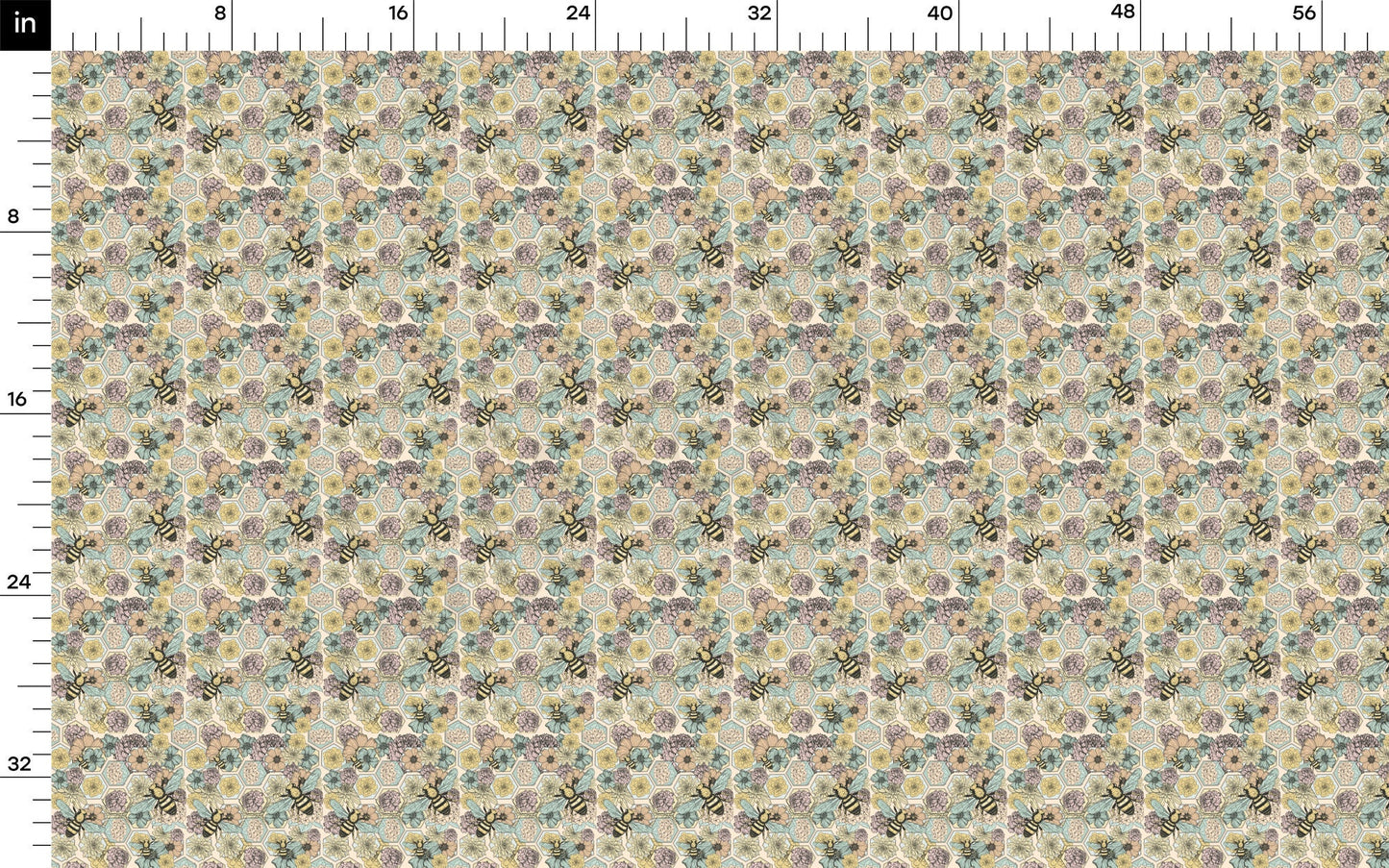 Floral Rib Knit Fabric RBK1560