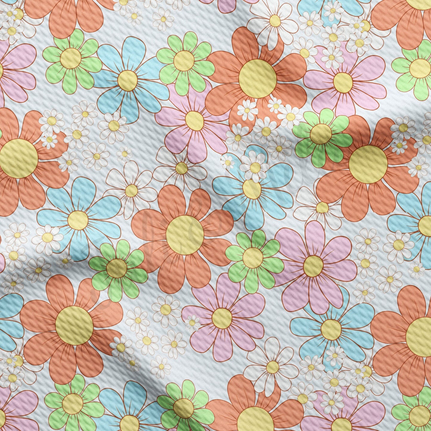 Floral Bullet Textured Fabric AA1490
