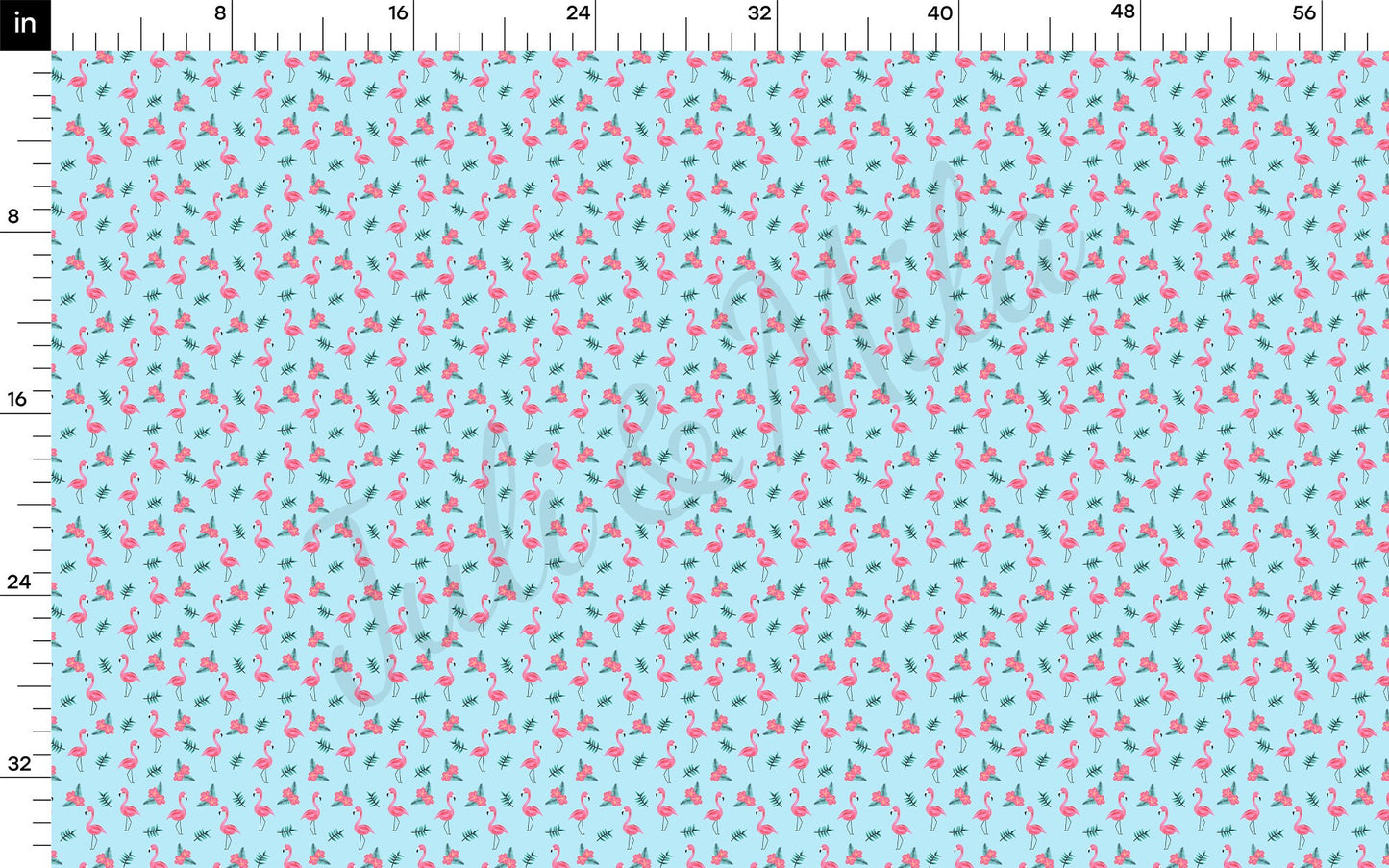 Flamingo Summer Bullet Textured Fabric AA1495