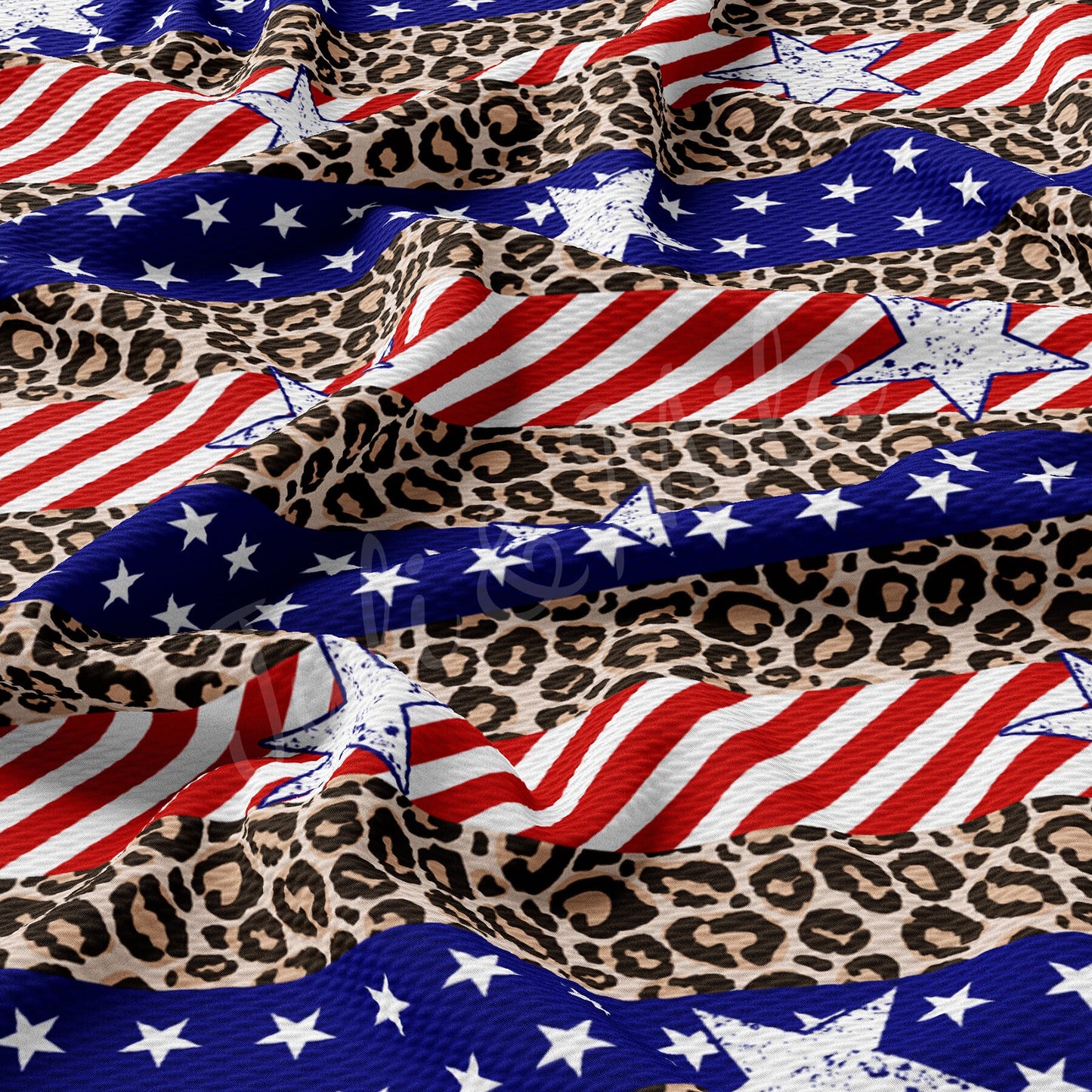 4th of July Printed Bullet Textured Fabric by the yard Patriotic AA1505