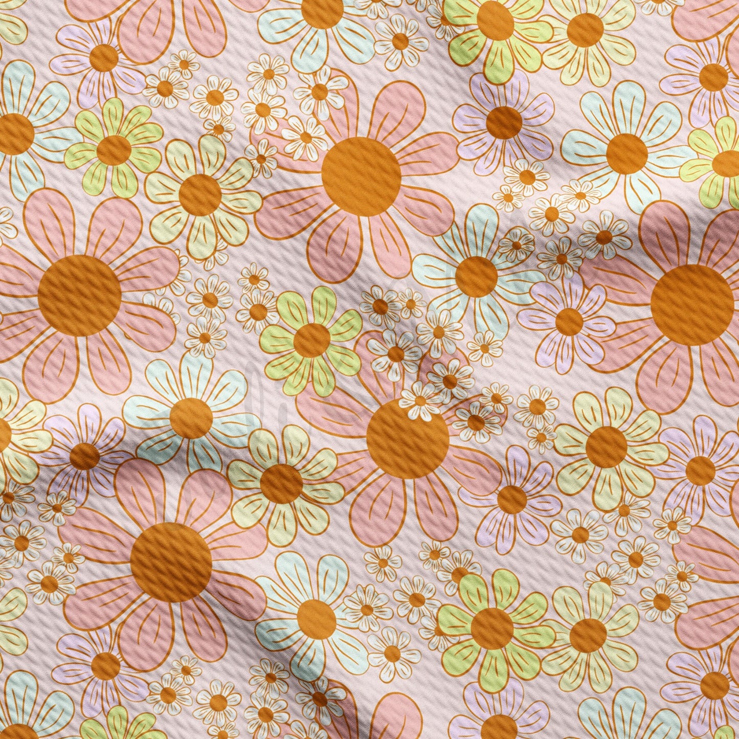Floral Bullet Textured Fabric AA1541