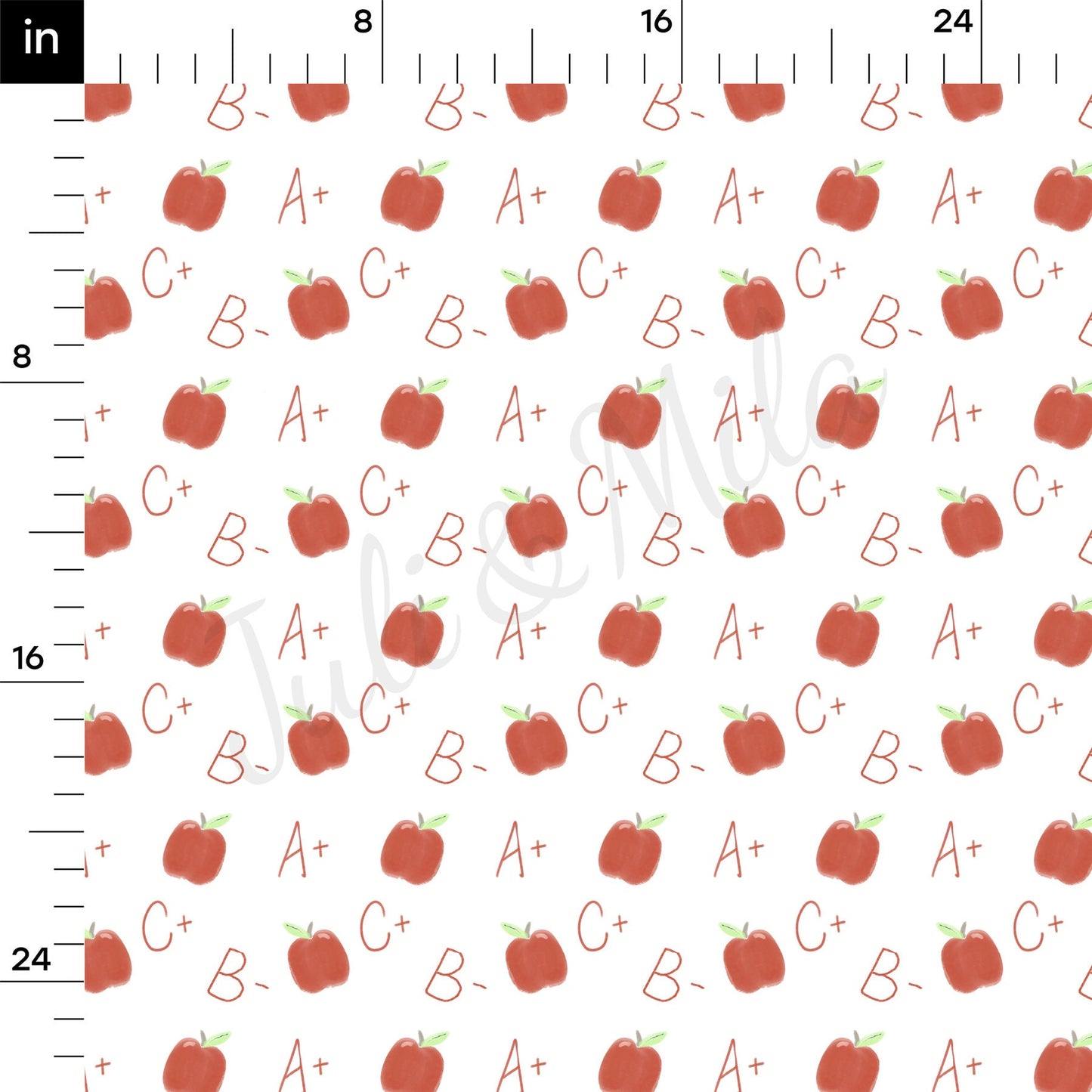 Back to School Rib Knit Fabric RBK1631