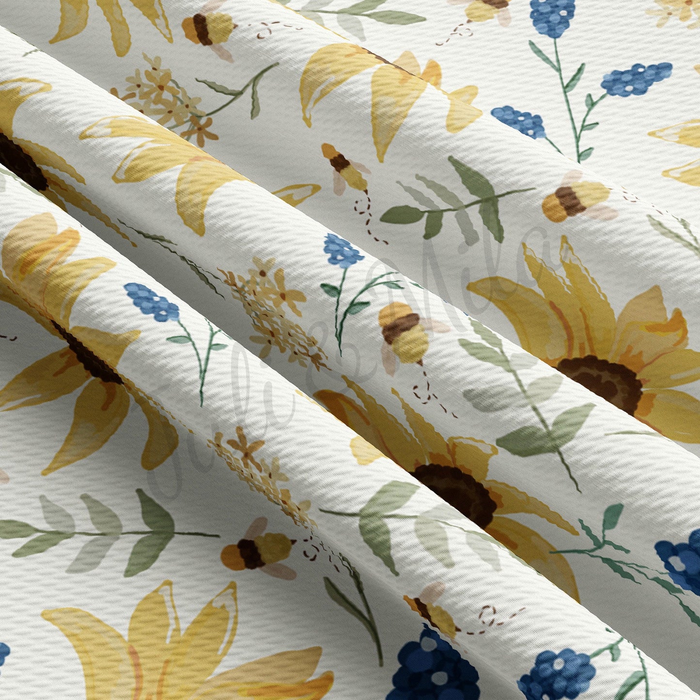 Floral Bullet Textured Fabric AA1657