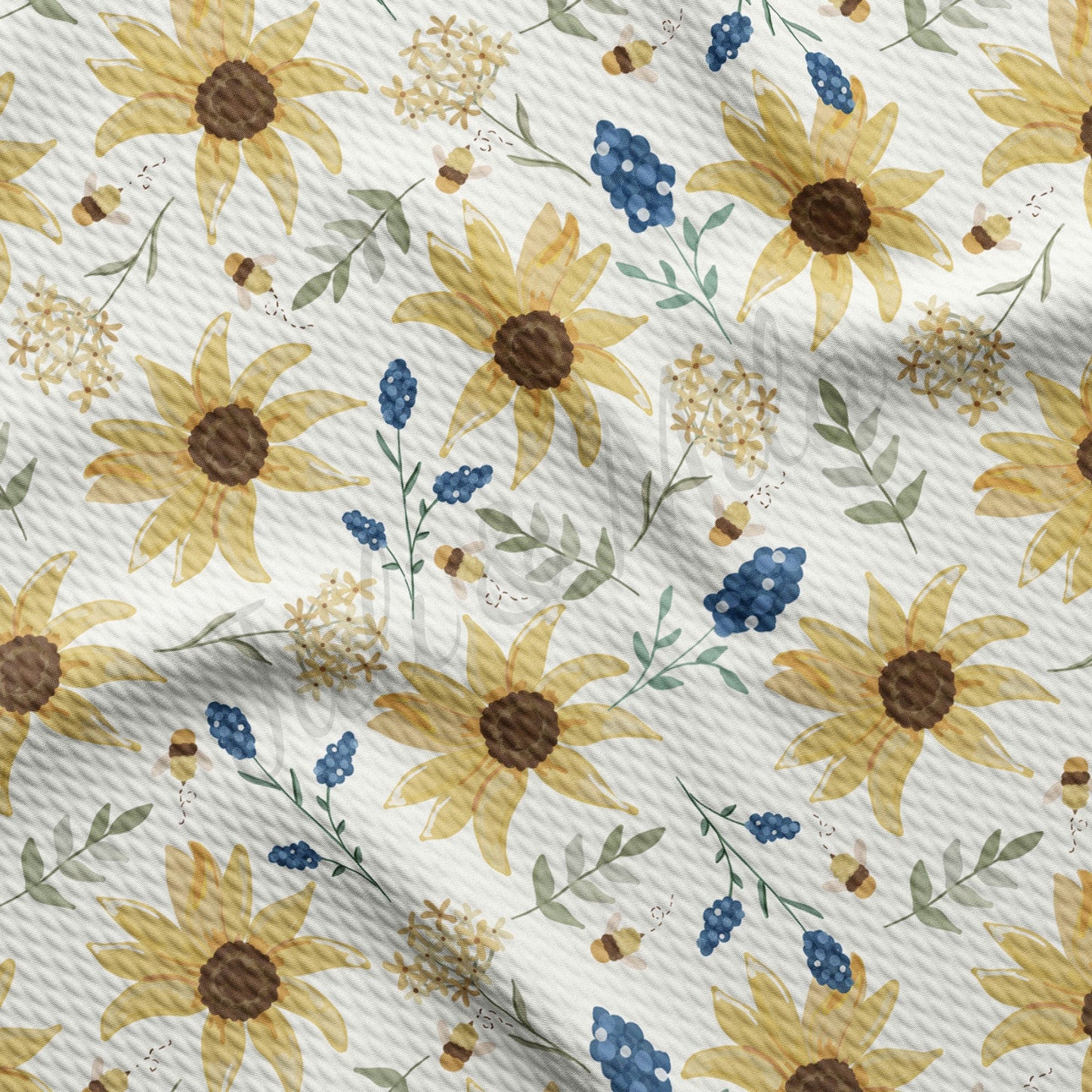 Floral Bullet Textured Fabric AA1657