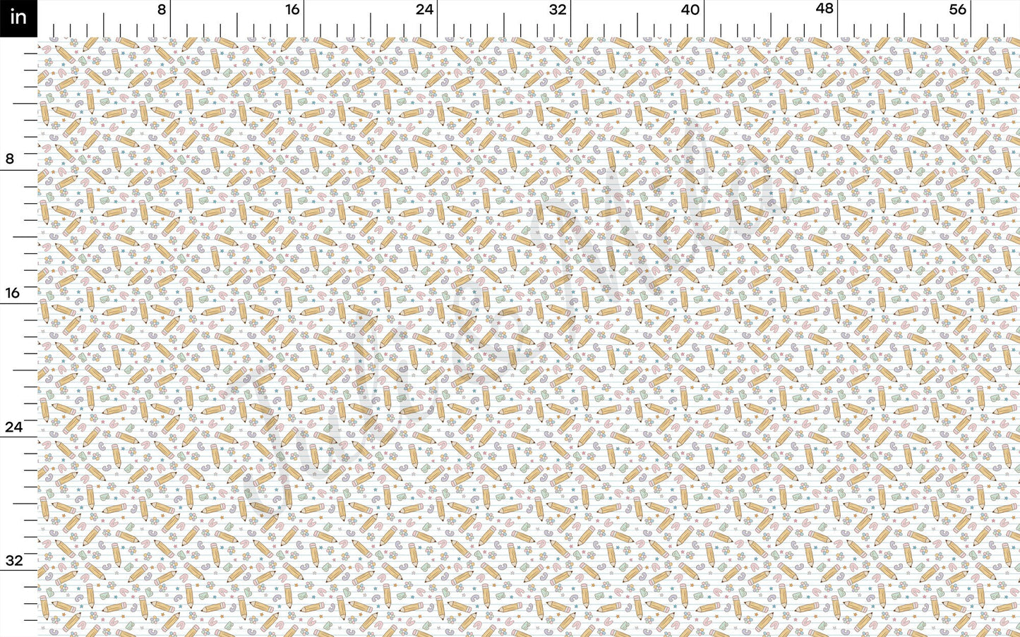 Back to School Bullet Fabric AA1666