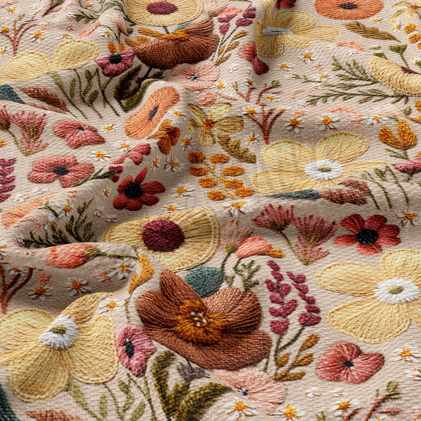 Embroidery Bullet Textured Fabric AA1693