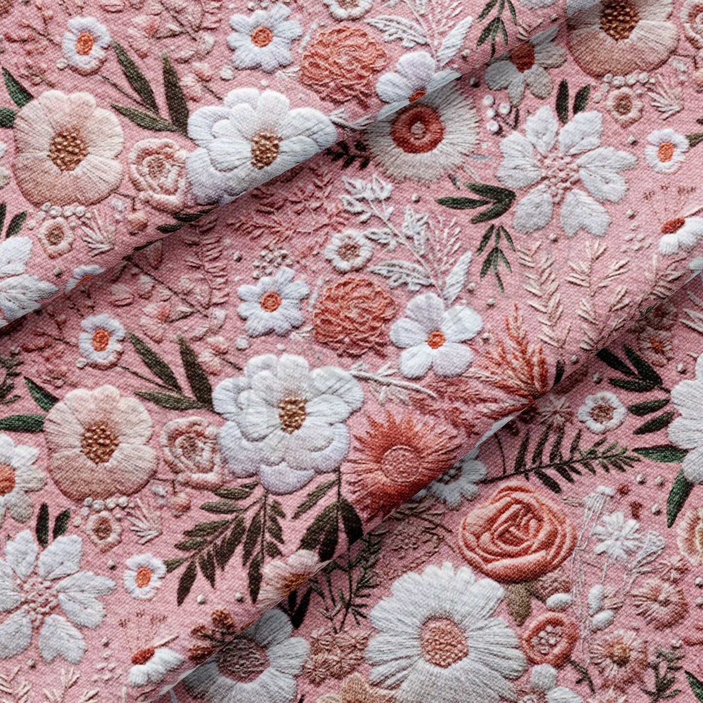 Embroidery Bullet Textured Fabric AA1696