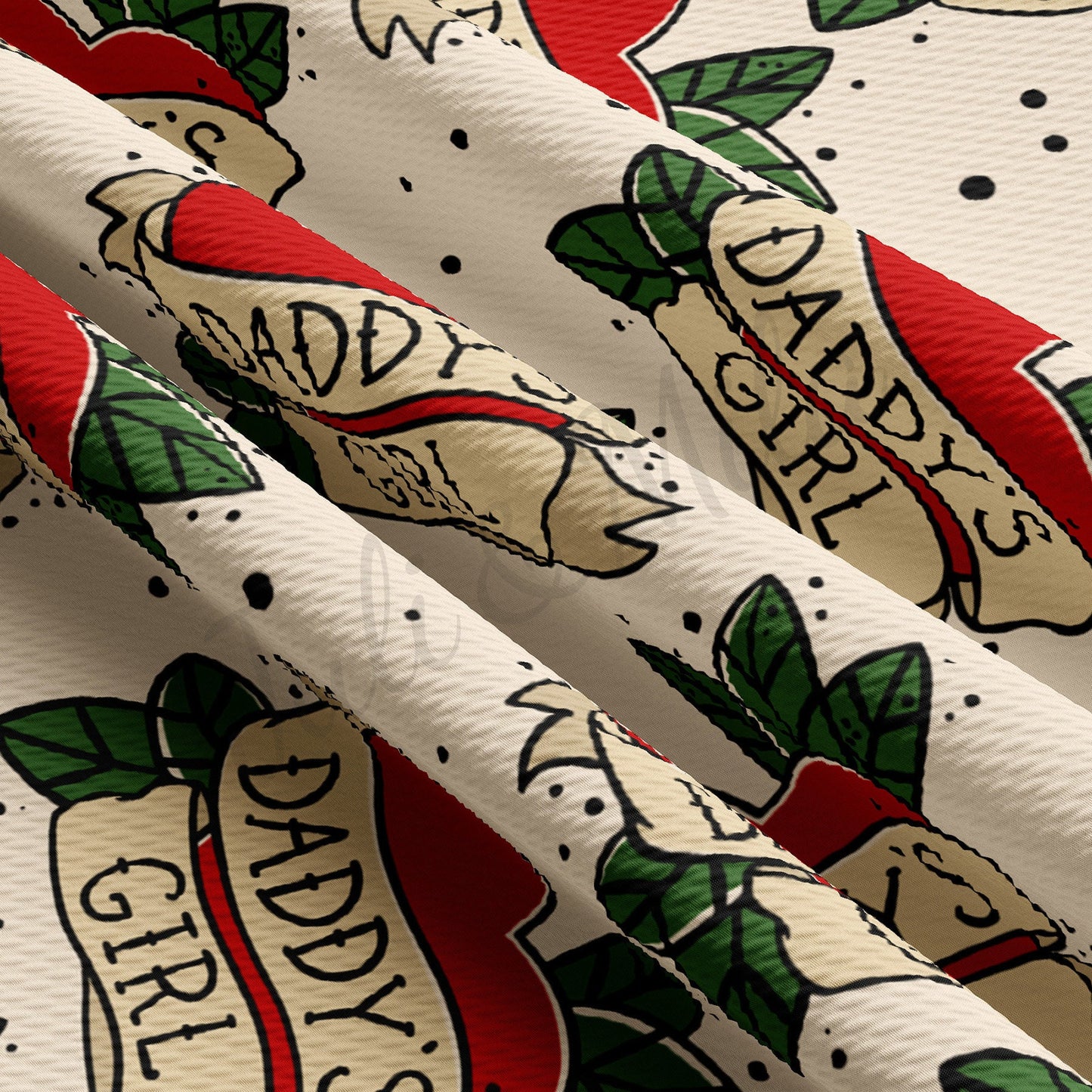 Daddys Girl Bullet Fabric AA1698