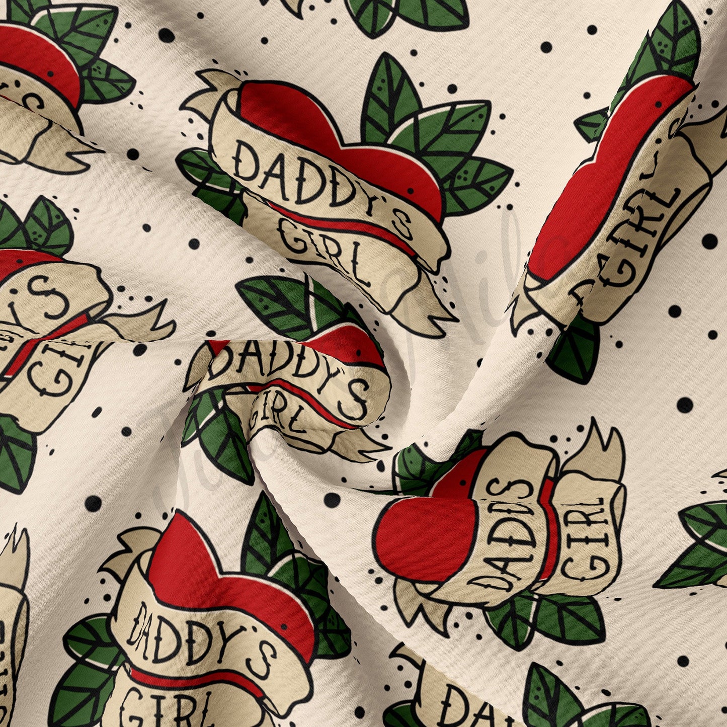 Daddys Girl Bullet Fabric AA1698